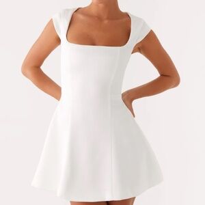 Peppermayo White Mini Dress
